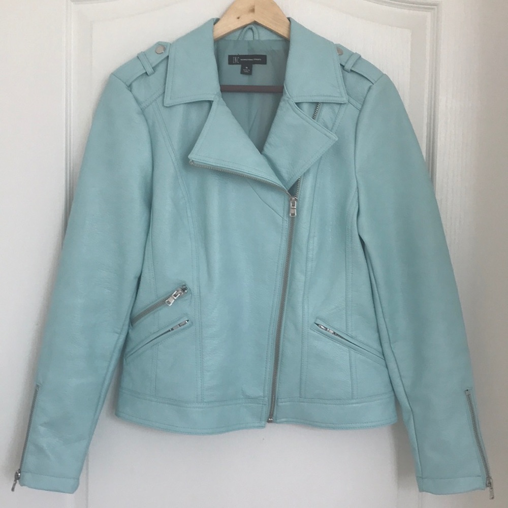 Faux Leather Moto Jacket
